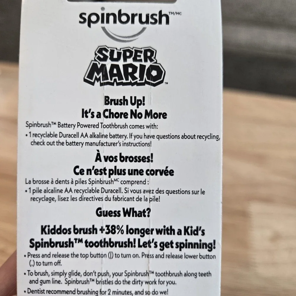 Spinbrush super mario